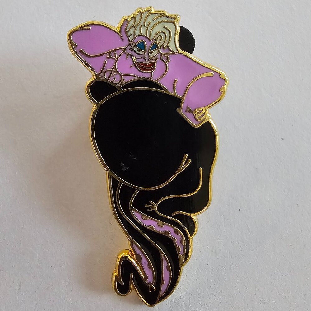Disney Ursula Purple and Black Enamel Pin